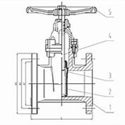 Z45X暗桿閘閥(圖1)